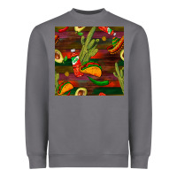 Storm mexican food seamless pattern Heavyweight Sweatshirt - BundleAndBundleShop
