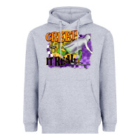 Heather Grey creep it real Heavyweight Hoodie - BarkalooDesign