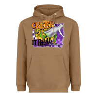 Toasted Coconut creep it real Heavyweight Hoodie - BarkalooDesign