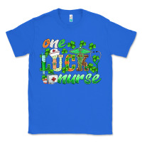 True Royal st.patricks one lucky nurse Classic Tee - BarkalooDesign