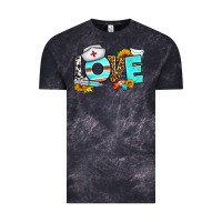Cloud Black love nurse western Vintage Tee - BundleAndBundleShop