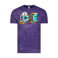 Cloud Purple love nurse western Vintage Tee - BundleAndBundleShop
