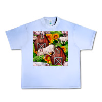 Grape Ice Mama And Baby Pig Urban Heavy Tee - BundleAndBundleShop