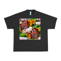 Pigment Black Mama And Baby Pig Urban Heavy Tee - BundleAndBundleShop
