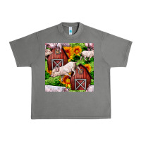 Tornado Mama And Baby Pig Urban Heavy Tee - BundleAndBundleShop