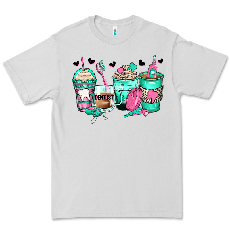 Dentist Coffee Cups Premium Tee by Zillion Design Studio | Teevron