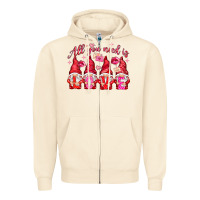 Sandshell all you need is love Zipper Hoodie - NancyCooperArtShop
