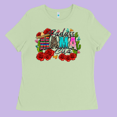 Badass Mama Cita Ladies Tee Designed By Zillion Design Studio
