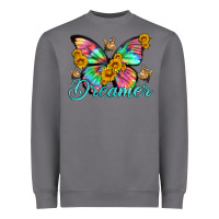 Storm dreamer with Butterfly and sunflowers Heavyweight Sweatshirt - Artiststas