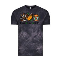 Cloud Black peace love camp ado Vintage Tee - AdoDesignShop
