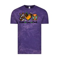 Cloud Purple peace love camp ado Vintage Tee - AdoDesignShop