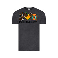 Vintage Black peace love camp ado Vintage Tee - AdoDesignShop