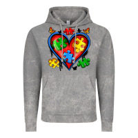 Cloud Rock autism heart Vintage Hoodie - Artiststas