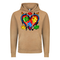 Vintage Camel autism heart Vintage Hoodie - Artiststas