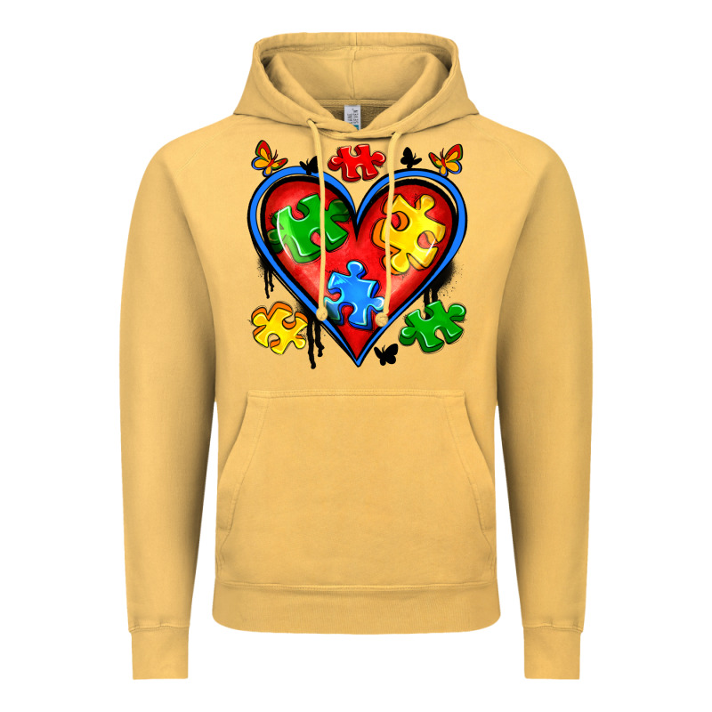 Autism Heart Vintage Hoodie by Artiststas | Teevron