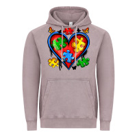 Vintage Zinc autism heart Vintage Hoodie - Artiststas