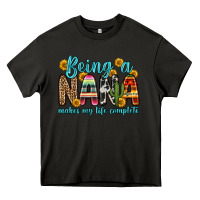 Asphalt being a nana makes my life complete Heavy Core Tee - Zillion Design Studio