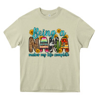 Mossy being a nana makes my life complete Heavy Core Tee - Zillion Design Studio