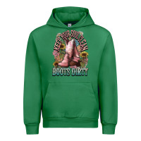 Emerald Keep your soul clean boots dirty Cowboy western Urban Hoodie - HowdyJamesFarm