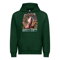 Forest Green Keep your soul clean boots dirty Cowboy western Urban Hoodie - HowdyJamesFarm