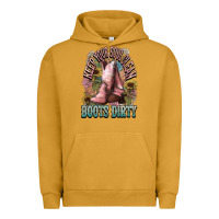Pigment Peanut Butter Keep your soul clean boots dirty Cowboy western Urban Hoodie - HowdyJamesFarm