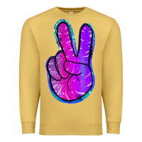 Antique Gold Mermaid Peace Sign Premium Sweatshirt - Jasminsmagicworld