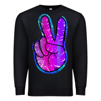 Black Mermaid Peace Sign Premium Sweatshirt - Jasminsmagicworld
