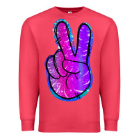 Cardinal Mermaid Peace Sign Premium Sweatshirt - Jasminsmagicworld