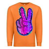 Carrot Mermaid Peace Sign Premium Sweatshirt - Jasminsmagicworld