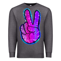 Charcoal Heather Mermaid Peace Sign Premium Sweatshirt - Jasminsmagicworld