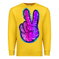 Lemon Mermaid Peace Sign Premium Sweatshirt - Jasminsmagicworld