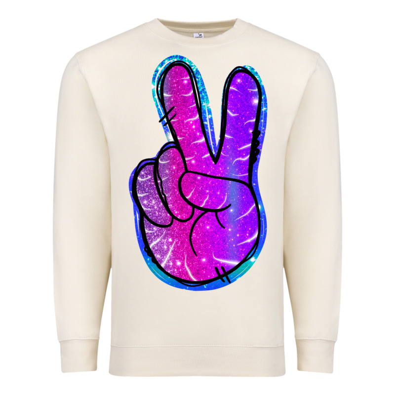 Mermaid Peace Sign Premium Sweatshirt by Jasminsmagicworld | Teevron