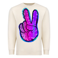Sandshell Mermaid Peace Sign Premium Sweatshirt - Jasminsmagicworld