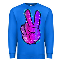 True Royal Mermaid Peace Sign Premium Sweatshirt - Jasminsmagicworld