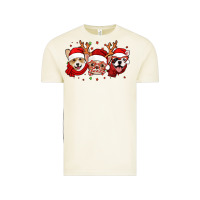 Vintage Arctic christmas dogs corgi chihuahua frenchie Vintage Tee - Jasminsmagicworld