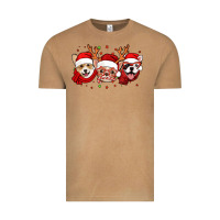 Vintage Camel christmas dogs corgi chihuahua frenchie Vintage Tee - Jasminsmagicworld