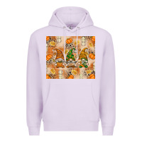 Lilac fall with gnomes Premium Hoodie - texasbilliewilder