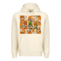 Sandshell fall with gnomes Premium Hoodie - texasbilliewilder