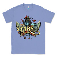 Colony Blue oh my stars america wings Classic Tee - NancyCooperArtShop