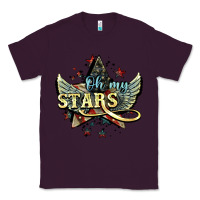 Plum oh my stars america wings Classic Tee - NancyCooperArtShop
