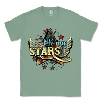 Sage oh my stars america wings Classic Tee - NancyCooperArtShop