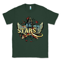 Sports Green oh my stars america wings Classic Tee - NancyCooperArtShop