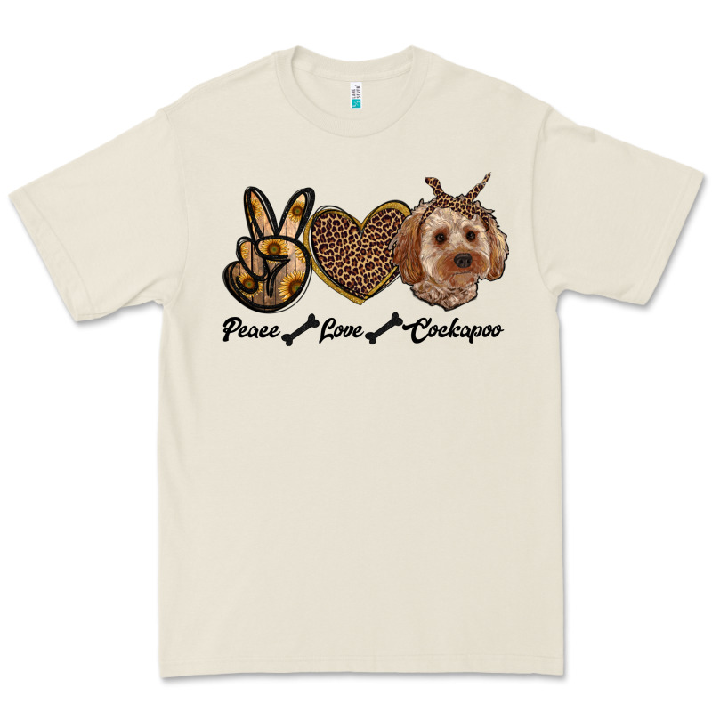 Peace Love Cockapoo Premium Tee by RanaPortraitStore | Teevron