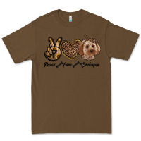 Cacao peace love cockapoo Premium Tee - RanaPortraitStore