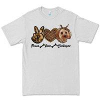 Dove Grey peace love cockapoo Premium Tee - RanaPortraitStore
