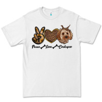 White peace love cockapoo Premium Tee - RanaPortraitStore