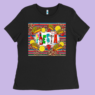 Taco Fiesta Ladies Tee Designed By Zillion Design Studio