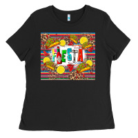 Black taco fiesta Ladies Tee - Zillion Design Studio