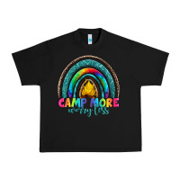 Black camp more worry less Urban Heavy Tee - Artiststas