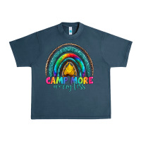 Midnight Navy camp more worry less Urban Heavy Tee - Artiststas
